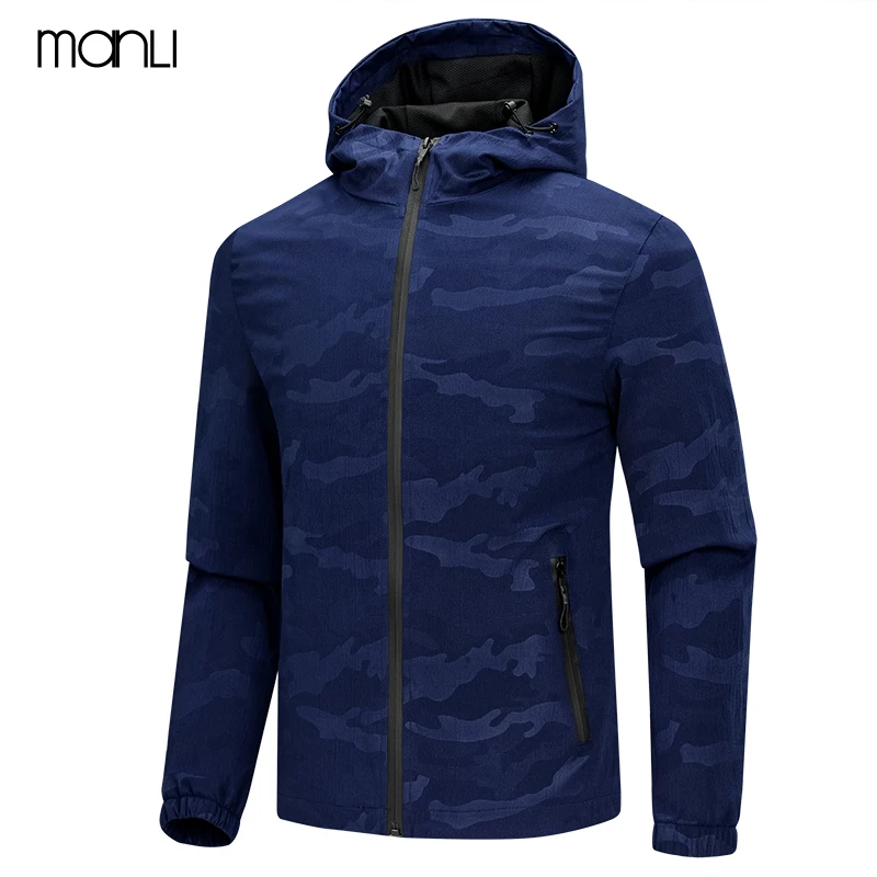 Мужская ветрозащитная куртка MANLI Softshell водонепроницаемая для кемпинга пешего