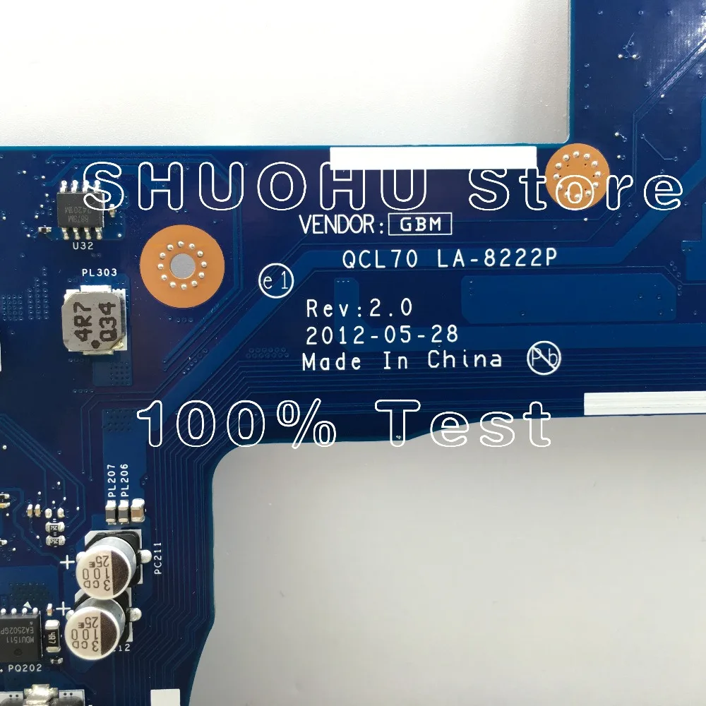 KEFU K75VJ для ASUS K75VM K75V R700VJ QCL70 LA 8222P материнская плата ноутбука протестированная 100%
