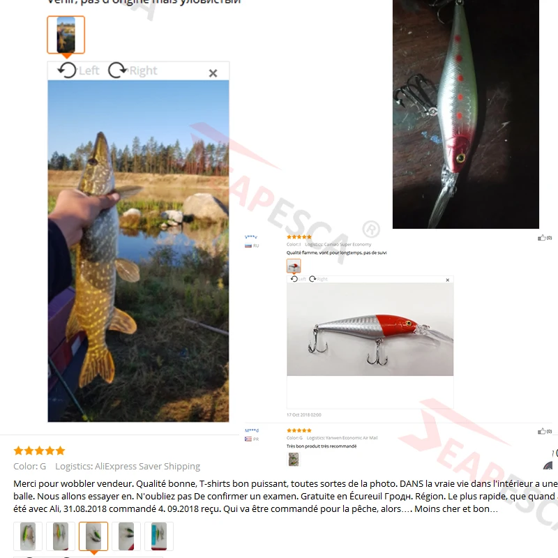 SEAPESCA 10 цветов длинная губа Горячая Pesca Isca гольян рыболовная приманка 110 мм г/90 7 г