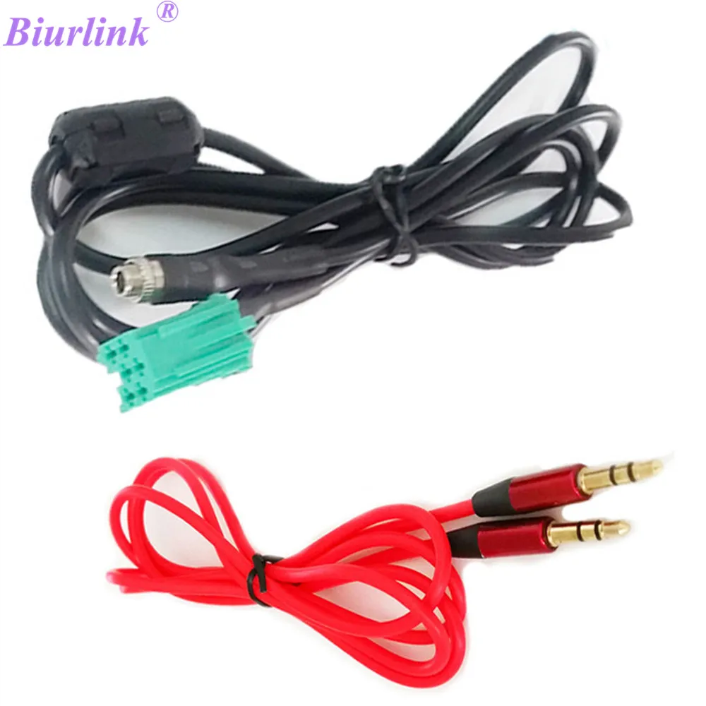 Автомобильный радиоприемник Biurlink Mini ISO 6pin разъем Aux кабель адаптер для Renault радио
