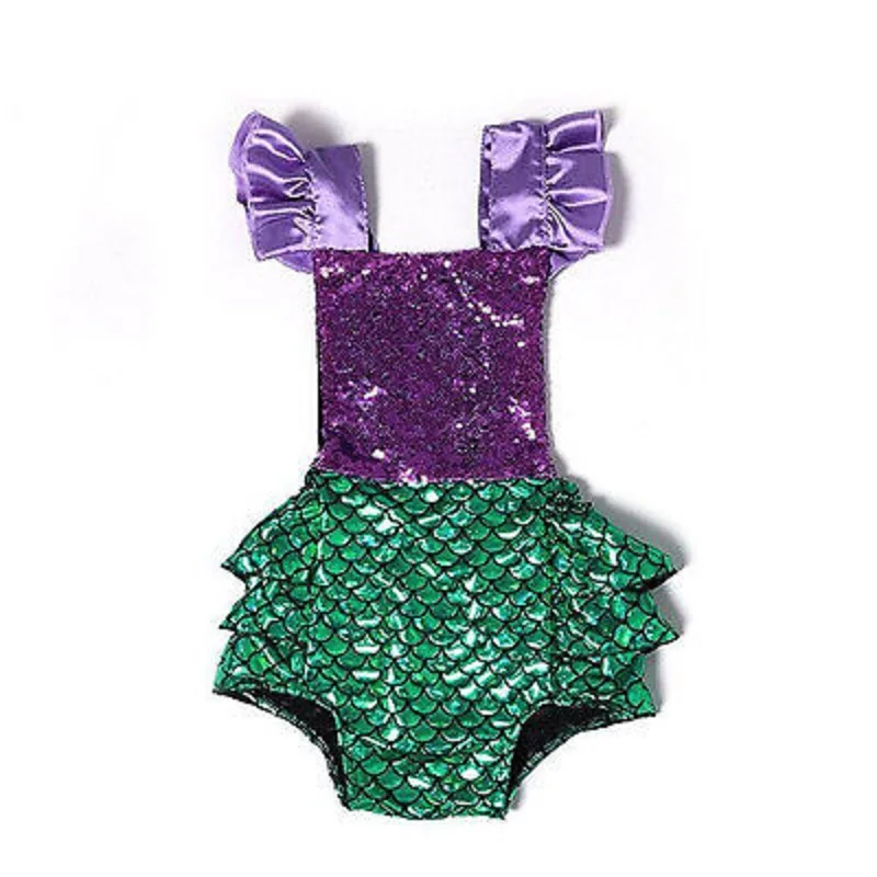 Детский летний комбинезон без рукавов на возраст 0 24 месяца|sequin romper girl|baby bodysuit