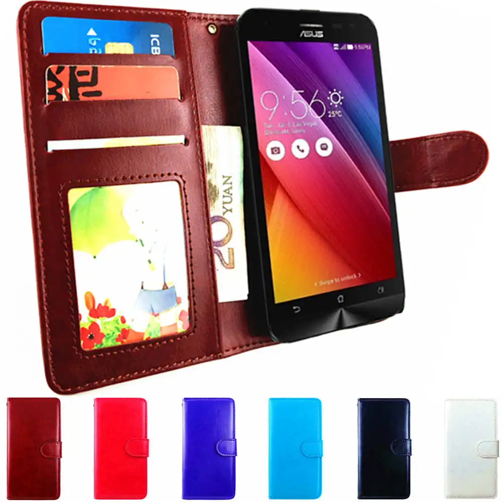 Флип чехол для телефона Asus Zenfone 2 Laser ZE500KL Z00ED ASUS Z00RD кожаный бумажник ze500кг 5 0|case for asus