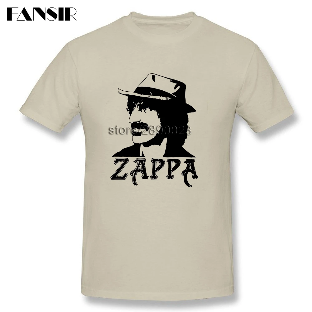 Frank Zappa Для мужчин футболка Crazy мужской короткий рукав с круглым вырезом XS-3XL