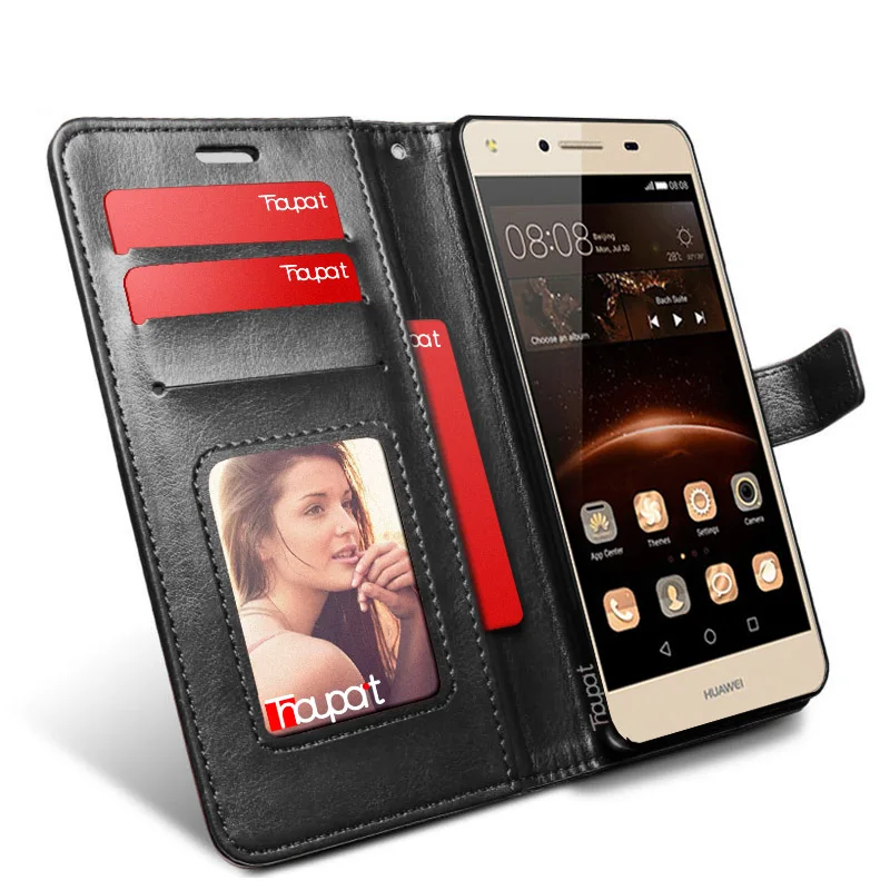 Thouport чехол s для huawei Honor 5A LYO L21 из искусственной кожи фоторамка подставка
