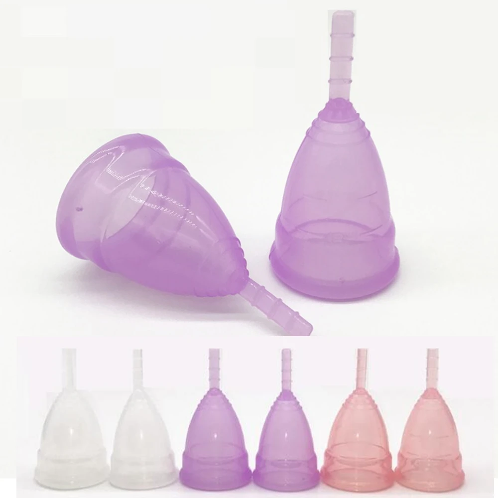 2 шт. S + L менструальные чаши для женской гигиены медицинский силиконовый тампон