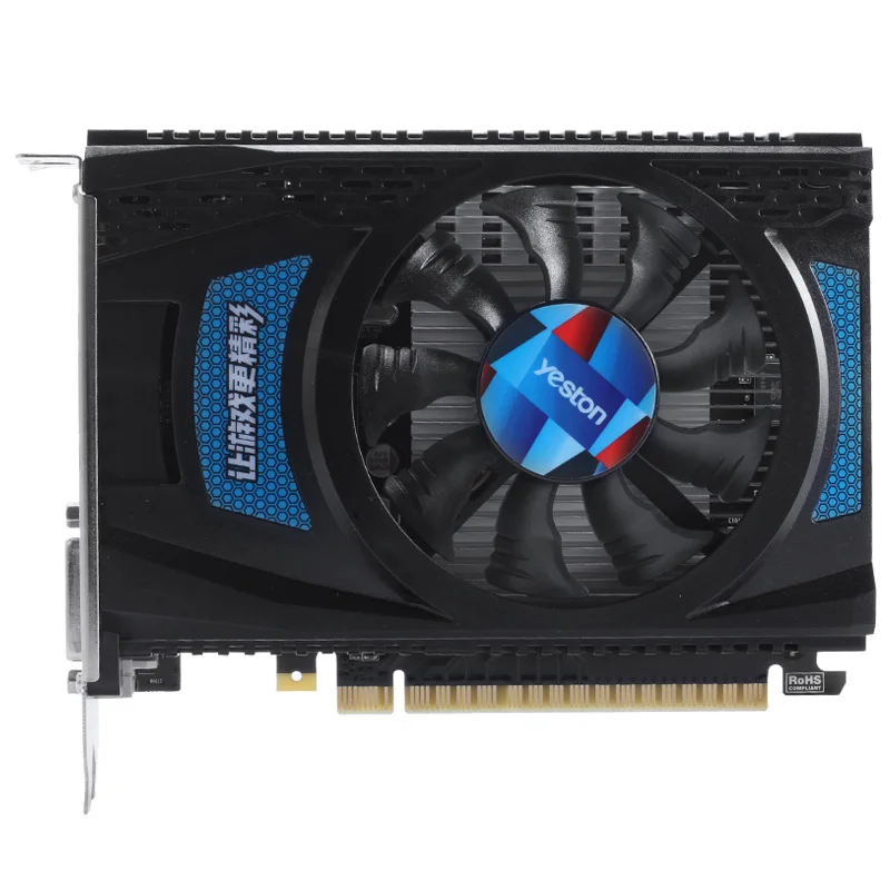 Yeston Radeon RX550 2 ГБ GDDR5 PCI Express 3,0 DirectX12 видеокарта для игр внешняя видеокарта для рабочего стола