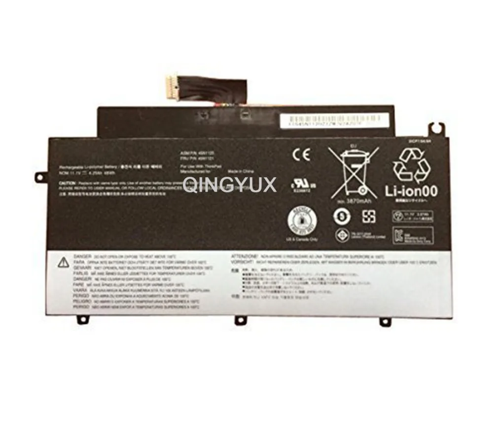 QINGYUX Новый 4250 мАч 45N1120 45N1121 45N1122 45N1123 11 1 В 48Wh Аккумулятор для ноутбука Lenovo ThinkPad T431s