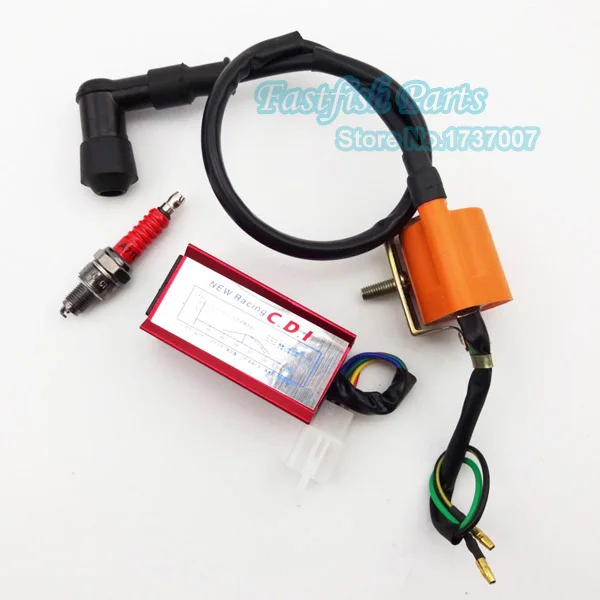 Алюминиевая 5-контактная катушка зажигания CDI &amp Racing A7TC для 50 куб. См 70 90 110 Loncin Taotao