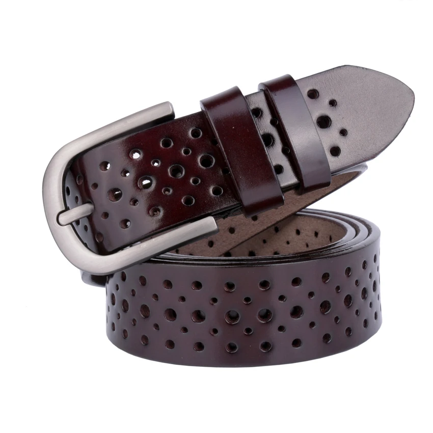 Ремень из натуральной кожи Женский модный роскошный Тактический широкий пояс |