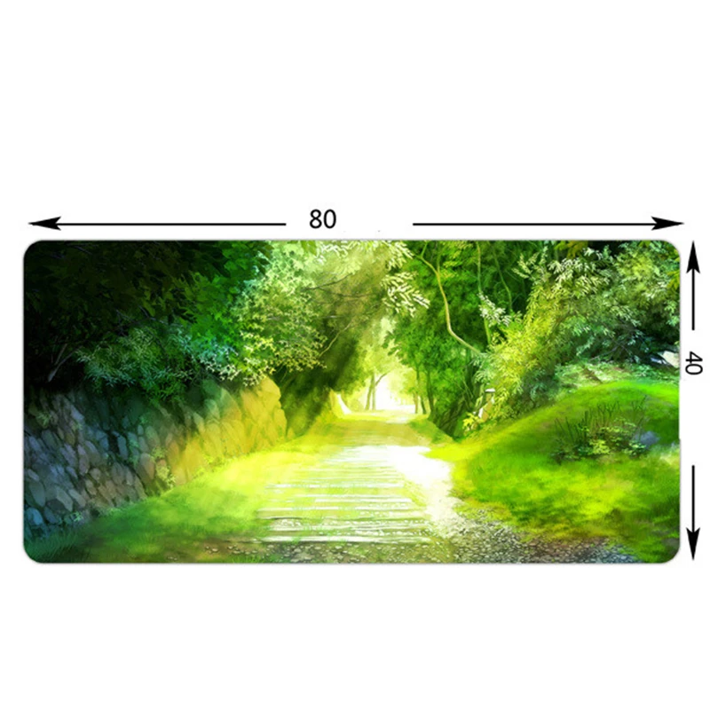 Бесплатная доставка 800*400*2 большой анимация Gaming Mouse Pad Запирающий Край Mause коврик