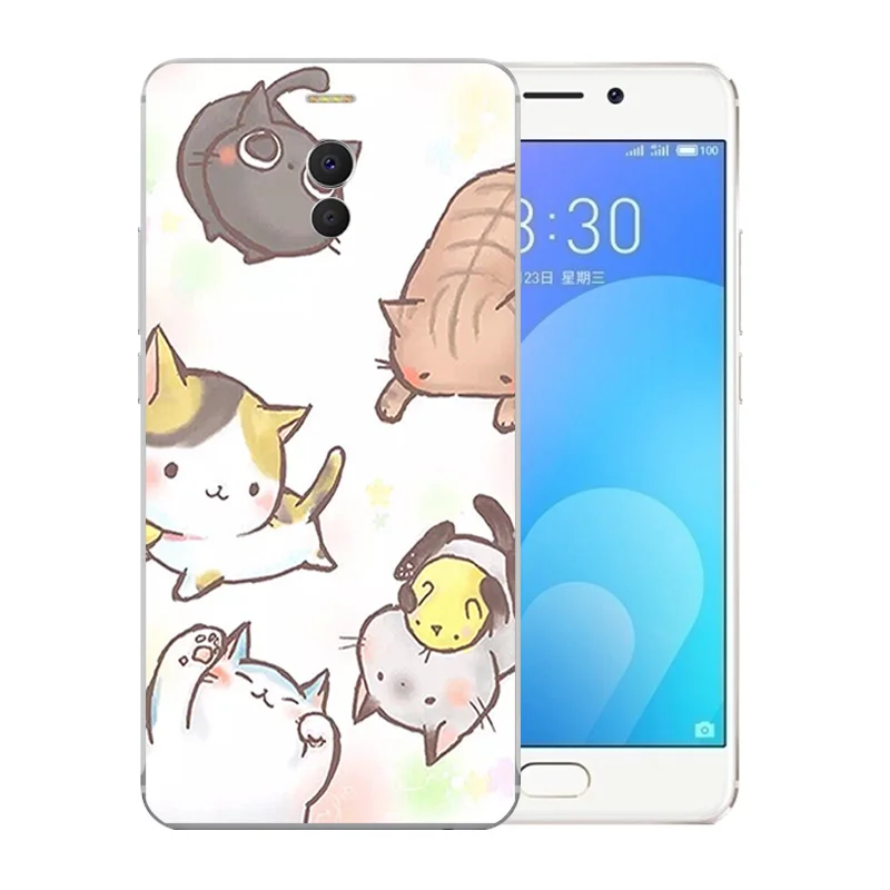 Чехлы для телефонов Meizu M6 Note Роскошный Матовый силиконовый чехол Note/Blue Charm 6 |