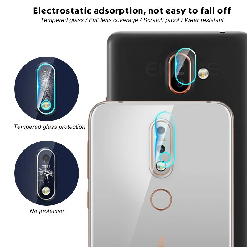 Защитное стекло для камеры 2 шт. Nokia 7 Plus 5 1 X5 задняя защитная пленка 2018 8 Sirocco |