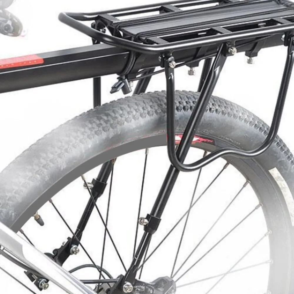 MTB велосипедная задняя стойка, крепление для сиденья, Pannier, багажная переноска, 25 кг, быстросъемная велосипедная задняя стойка с отражателем