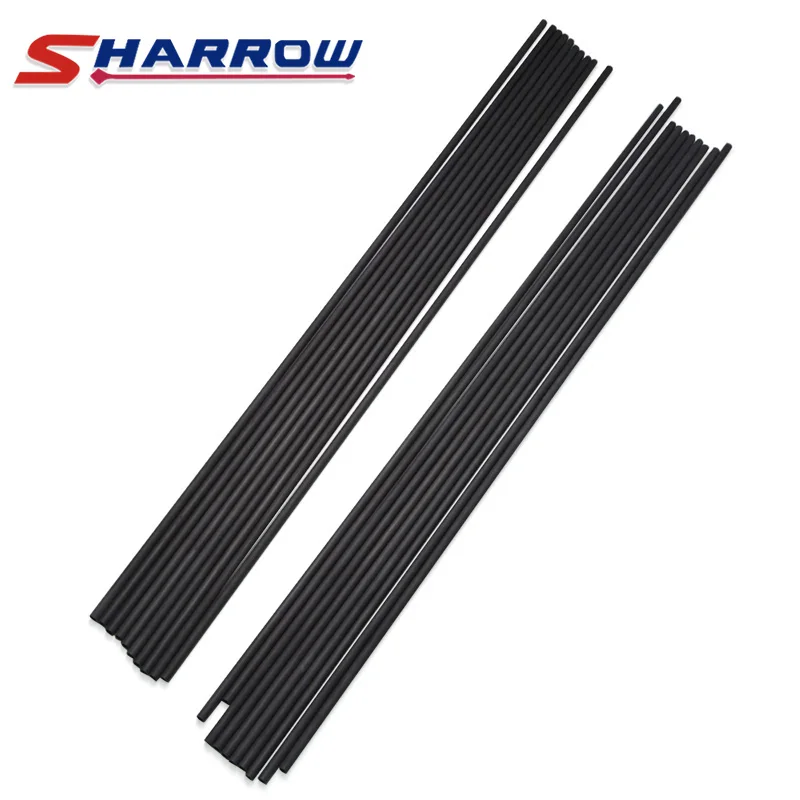 Стрелы Sharrow из чистого карбона 30 дюймов стрелы 400 для стрел сделай сам 6 шт. 12 24 Для
