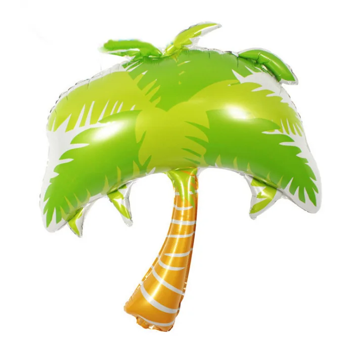 coconut tree 1 Тема Русалочки воздушные шары для вечеринок Дети милость Русалка День Рождения украшения детский душ Летний морской пляж вечерние поставки - Цвет: coconut tree 1