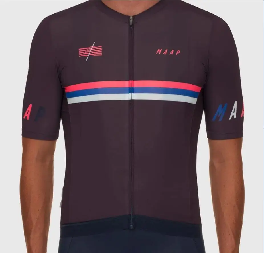 Лето Pro Team MAAP Мужская футболка с коротким рукавом для велоспорта Майо Ropa Ciclismo MTB дорожный велосипед Цикл Топы Одежда