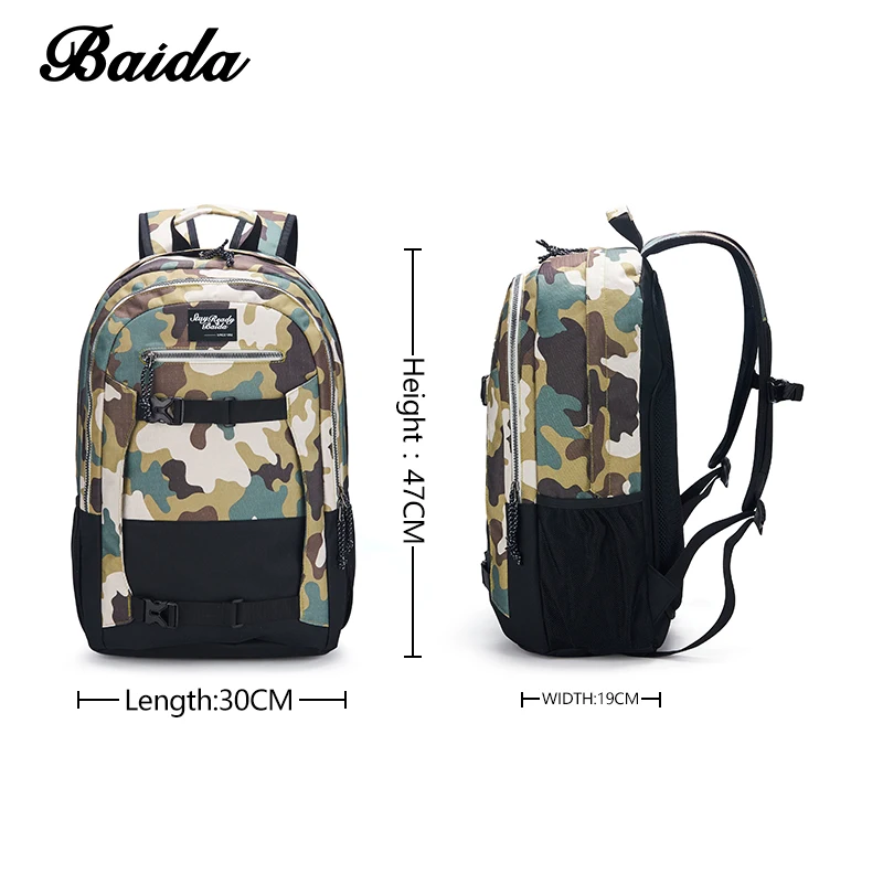 Рюкзак DAIDA мужской для ноутбука камуфляжный унисекс|bags for boys|canvas backpackschool bags |