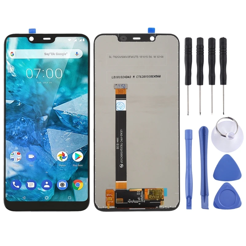 

High Quality LCD Screen and Digitizer Full Assembly For Nokia X7 / 8.1 / 7.1 Plus TA-1131