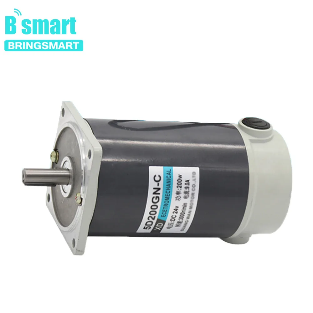 Фото Bringsmart 12V24V двигатель постоянного тока 200 вт высокий крутящий момент Bringsmart 12V24V двигатель постоянного тока 200 вт высокий крутящий момент