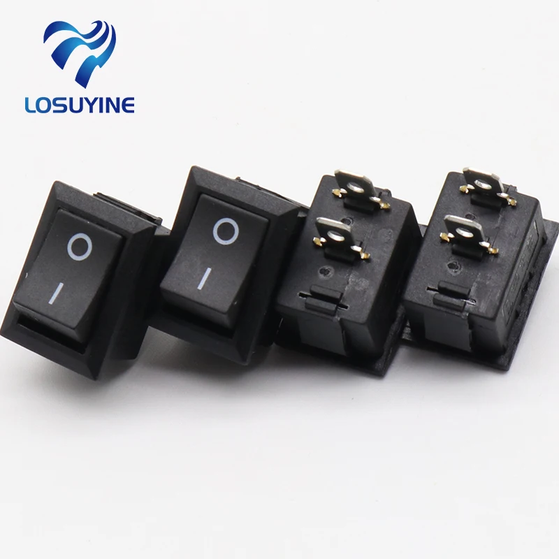 10 шт./лот 10*15 мм SPST 2PIN вкл/выкл G130 кулисный переключатель лодки 3а/250В Приборная