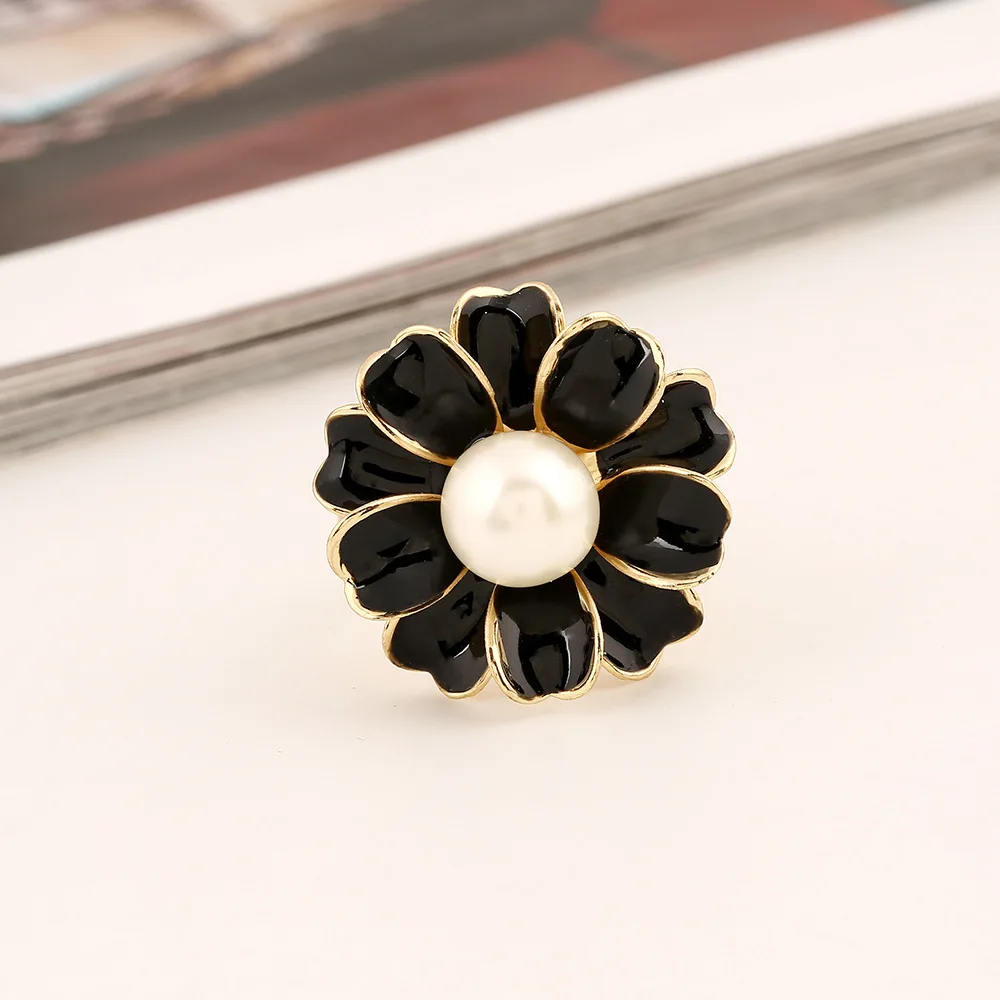 2017 модные шарфы Феникс Пряжка полые петли искусственный жемчуг кристалл цветок