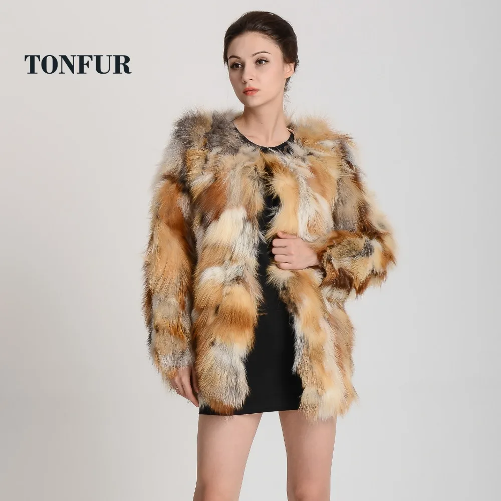 Женские туфли-лодочки из натуральной натуральный красный лисий мех пальто