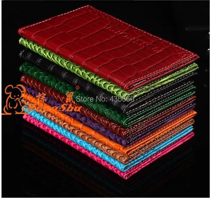 2015 New Arrived Candy Color Fashion Passport Cover Card Holder Unisex Travel crocodile grain passport case | Багаж и сумки
