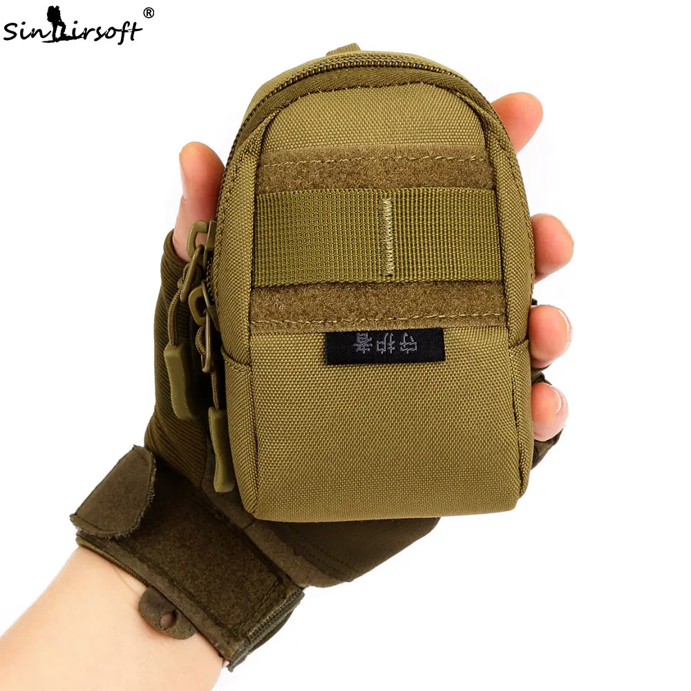 

SINAIRSOFT outdoor Male female nylon bag waist bag hung wear-resistant vice package travel mobile phone accessories bag LY0035