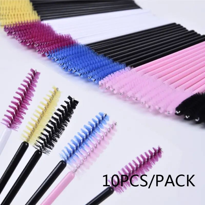 10 шт./упаковка одноразовые аппликаторы для наращивания ресниц|mascara wands|disposable mascara
