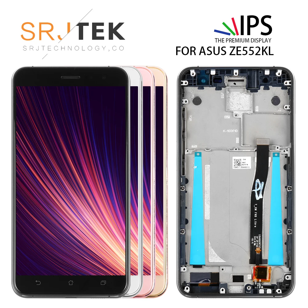 SRJTEK дисплей для Asus ZenFone 3 ZE552KL экран ЖК сенсорный дигитайзер сборка Z012D Z012DC Z012DA с