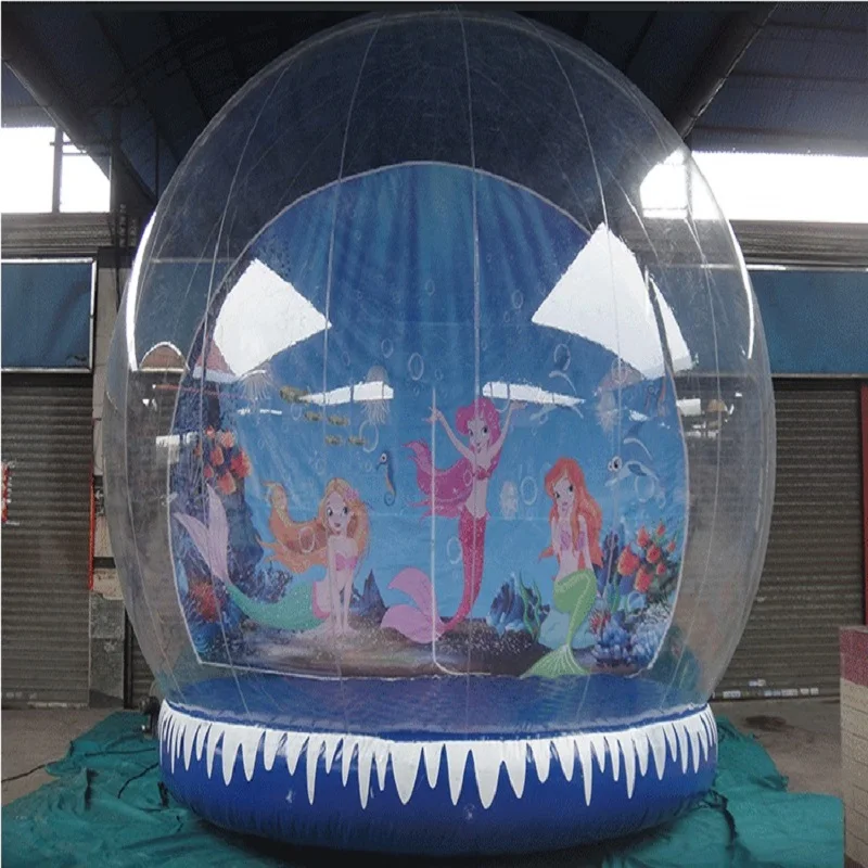 Надувной шар-Снежинка или надувной снежный купол диаметром 2 м шар для выставки