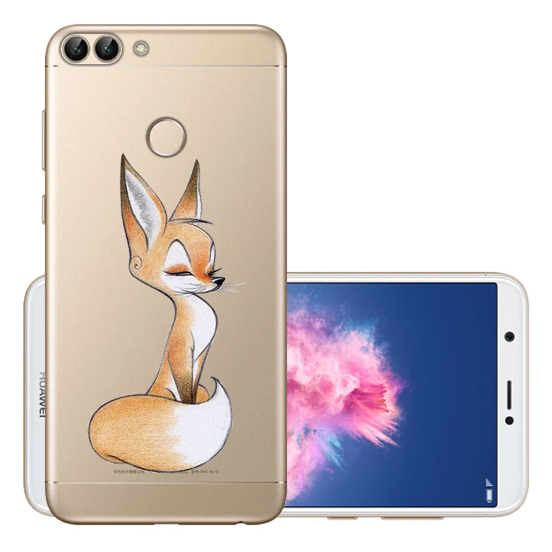 Чехол для Huawei P Smart силиконовый чехол Enjoy 7s задняя крышка телефона мягкий ТПУ 5 65