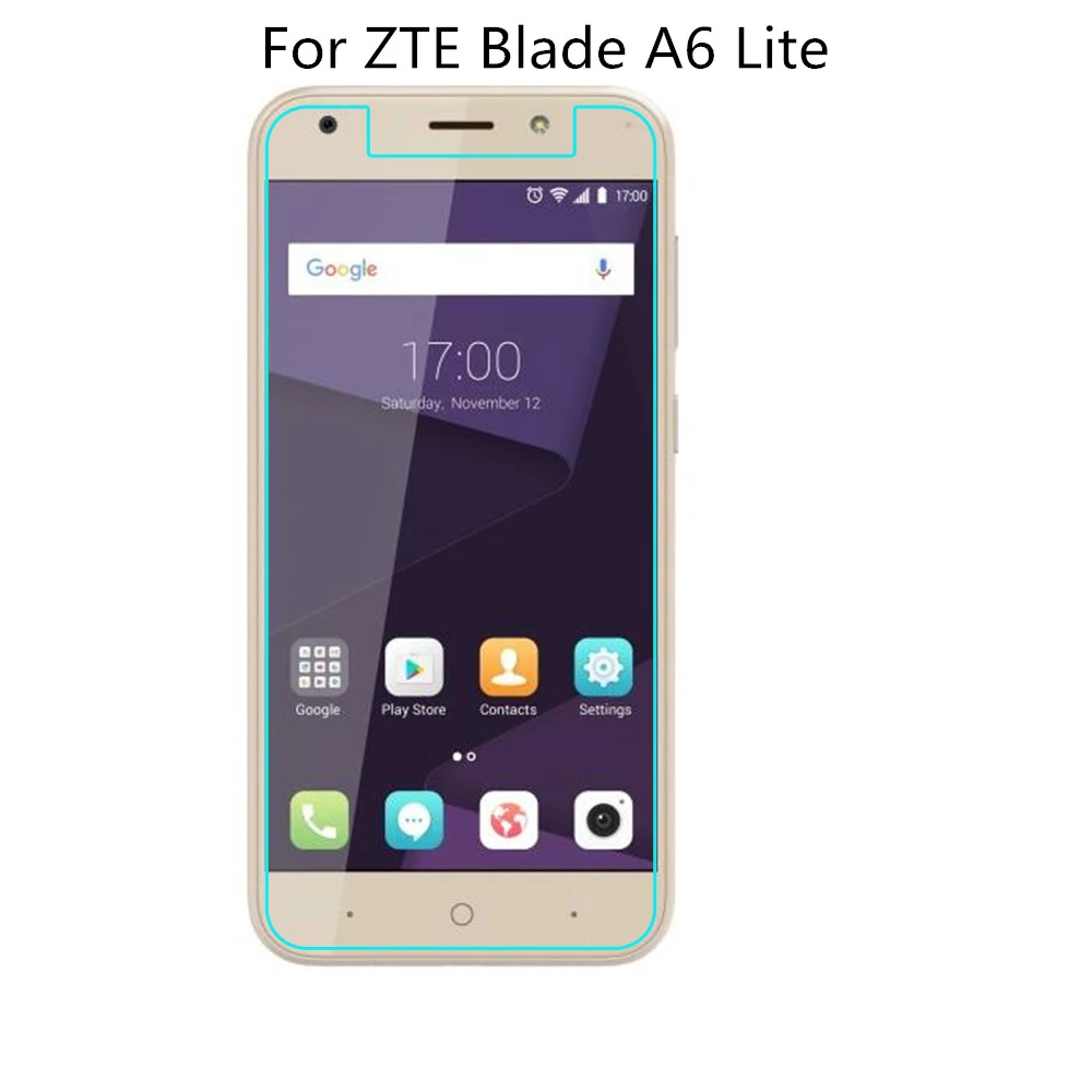 Закаленное стекло 9H для ZTE Blade A6 Lite A0622 Взрывозащищенная Передняя Защитная пленка