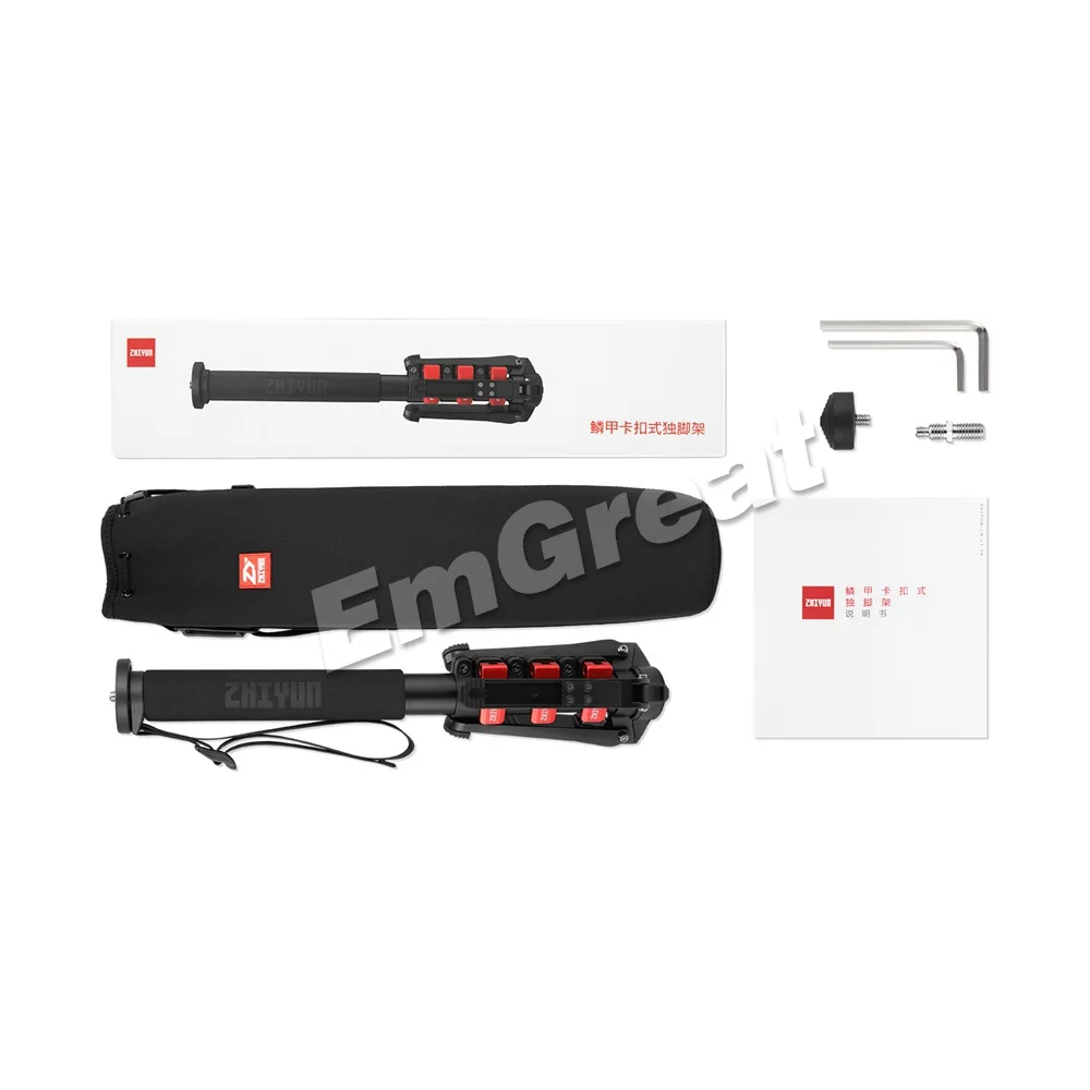 Zhiyun официальный 1 2 м Телескопический монопод с расширенным полюсом для Crane 3 weewell