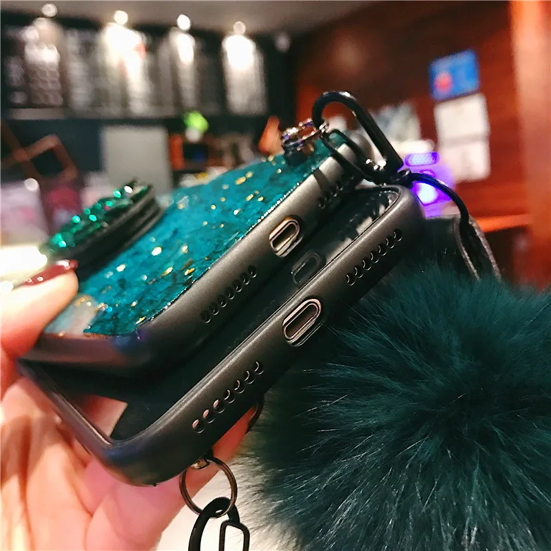 Чехол для Huawei Honor 8X блестящий мягкий чехол со стразами P Smart 2019 Mate 20 Pro 10 Lite 8C Y9 чехлы