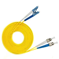 lc to st single mode optical fiber patch cord sm lcst fiber jumper cabel duplex 9125 upc polish ofnr 3m 5m 10m 15m