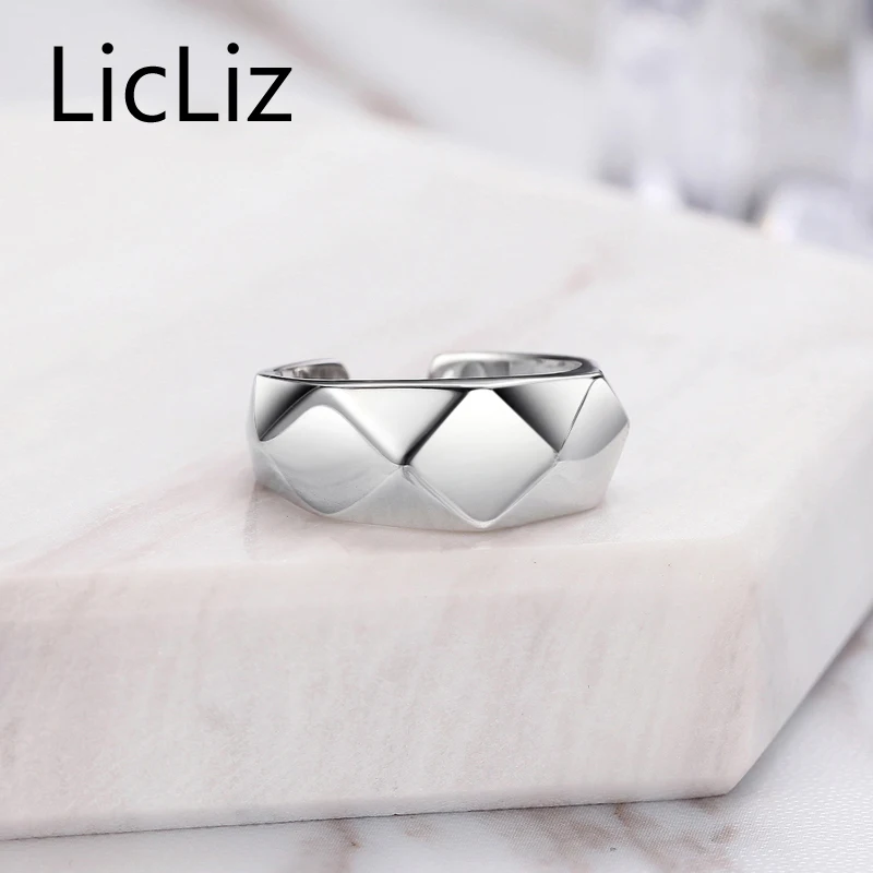 Женские регулируемые Открытые Кольца LicLiz Винтажные Ювелирные изделия из
