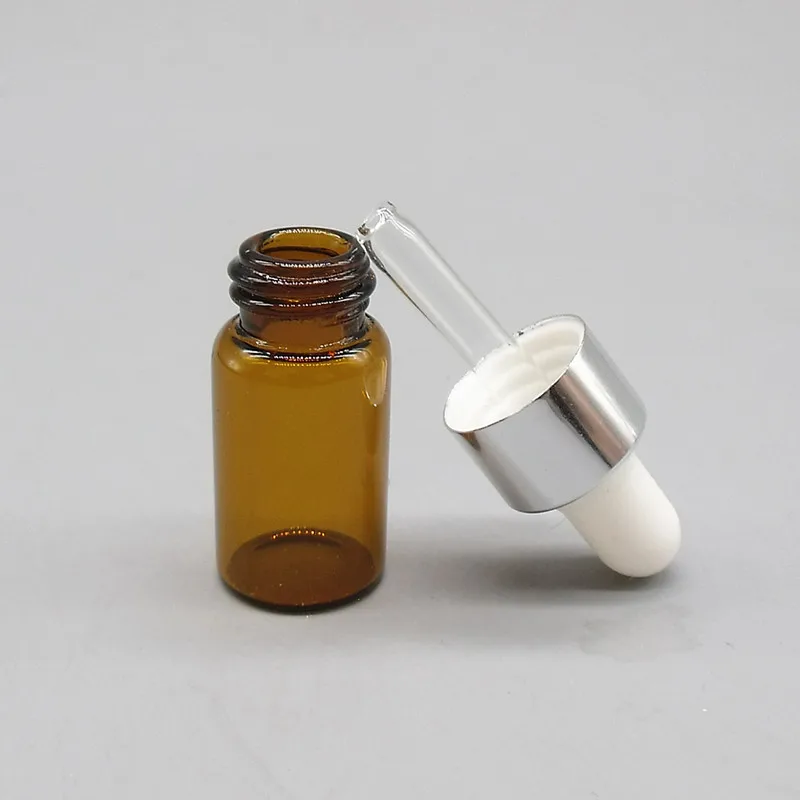 Small Dropper Bottle For Cosmetics Pipette Glass Essential Oil Liquid Sample Bottles Refillable | Красота и здоровье