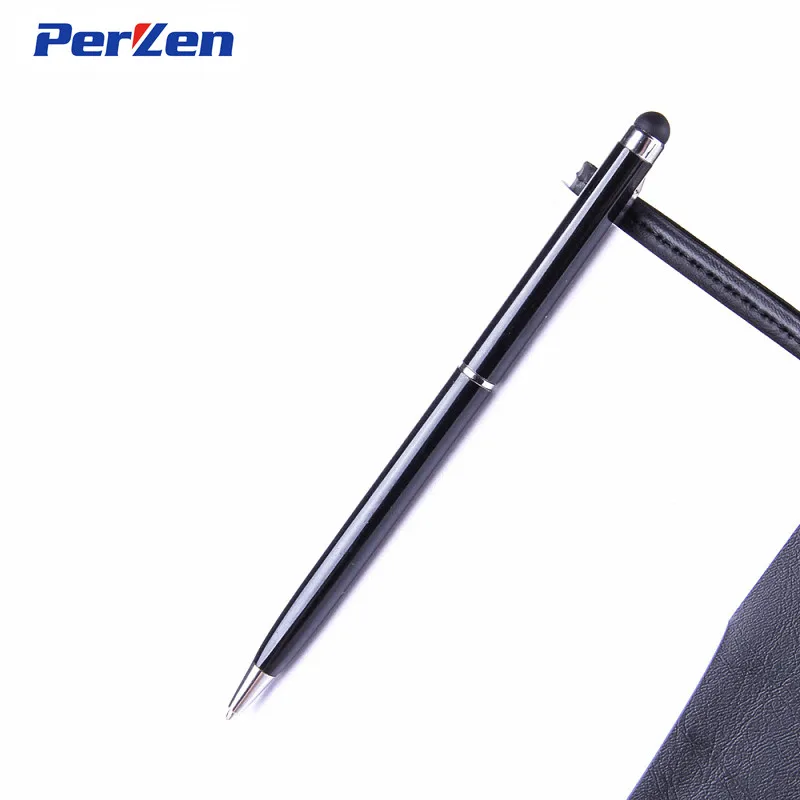 Hot!10pcs/Pack Universal 2 in 1 Touch Screen Stylus Pens for iPad iPhone Samsung Tablet / All Mobile Phones /Tablet PC + Zip Bag