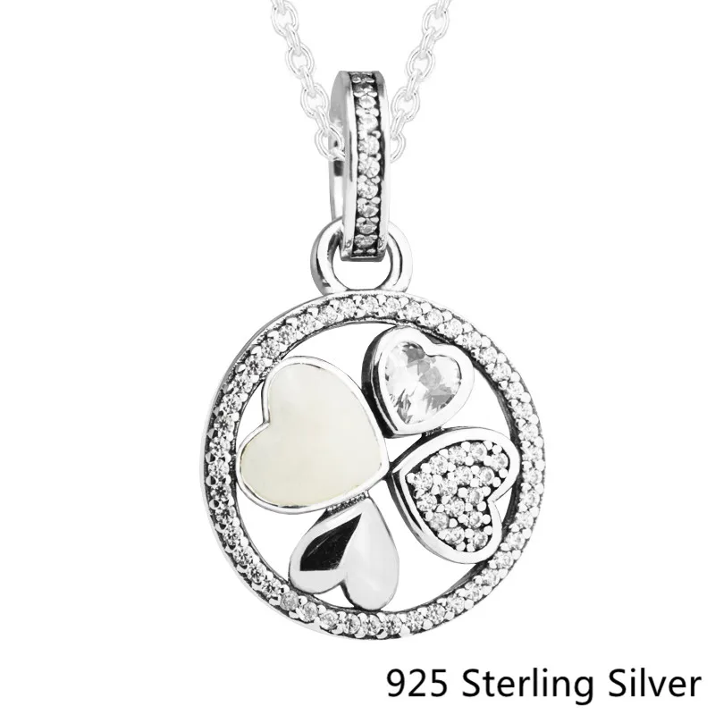 

Ожерелья и подвески CKK из стерлингового серебра 925 пробы с сердечками любви, оригинальные модные украшения, подарок на день матери