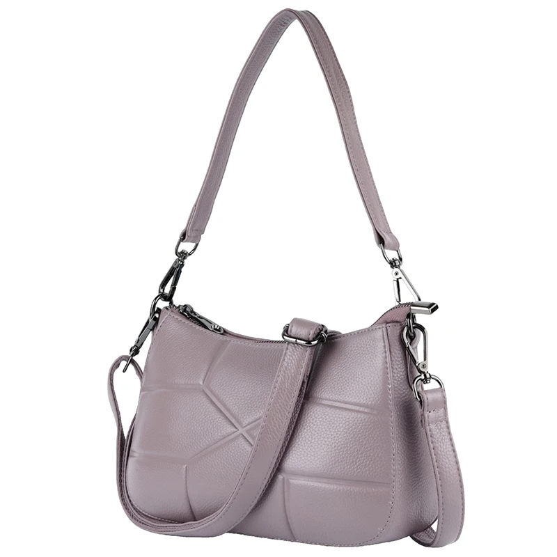 woman red bag fashion genuine leather lady casual black grey solid colour shoulder women crossbody vintage work bags small | Багаж и сумки