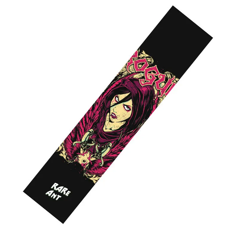 1 шт 24*122 см толстый скейтборд Лонгборд Griptape палубная Песочная бумажная ручка лента наклейка длинная доска песок бумажная ручка лента