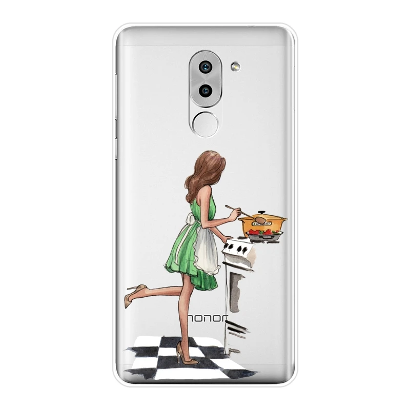 Задняя крышка для Huawei Honor 6A 4C 5C 6C Pro мягкий силиконовый чехол путешествий с героями