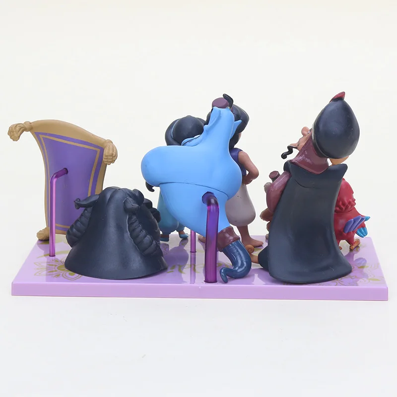 9 pz/набор figura giocattolo Aladino e La Aladdin Jasmine Male Scimmia Tigre del PVC фигурка героя модель Giocattolo 2 10