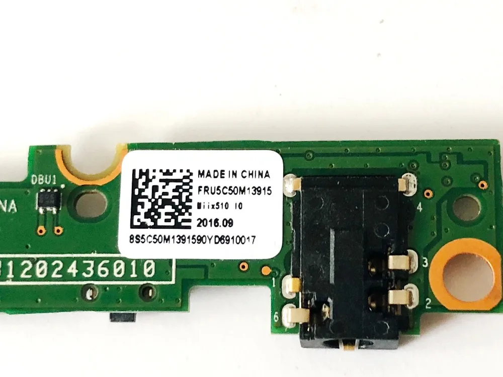 

Original for Lenovo MIIX510 power button switch board NIIX 510 PN 431202436010 tested good free shipping