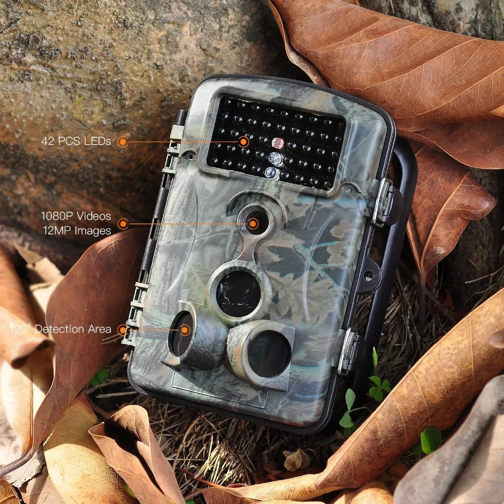 HD MINI Trail Фотокамера 12MP 1080 P Дикой Охоты Камеры Motion Activated Long Range|trail camera 12mp|mini trail cameragame