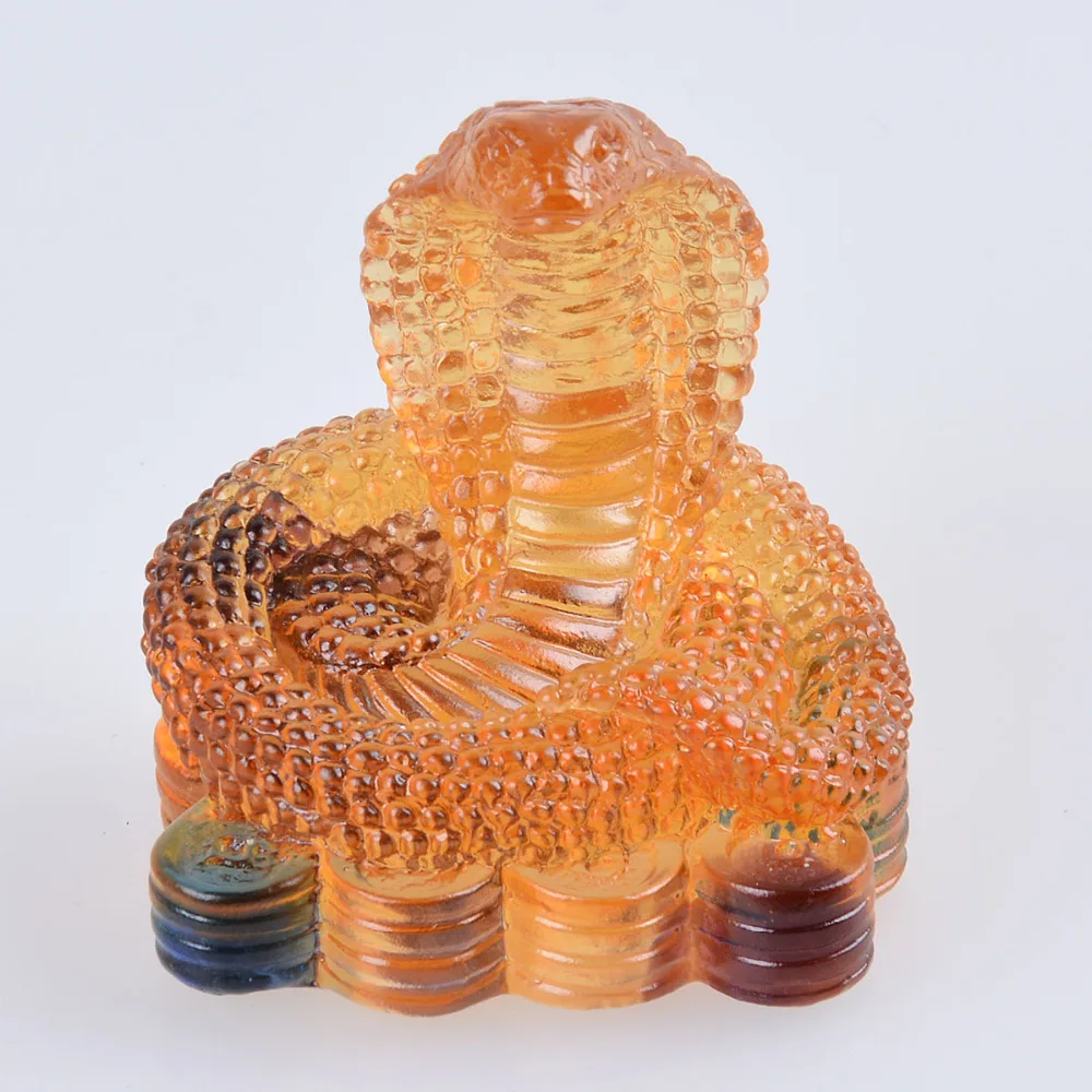 Liuli 12 Китайские знаки зодиака фигурка змеи пресс вес красивые предметы для