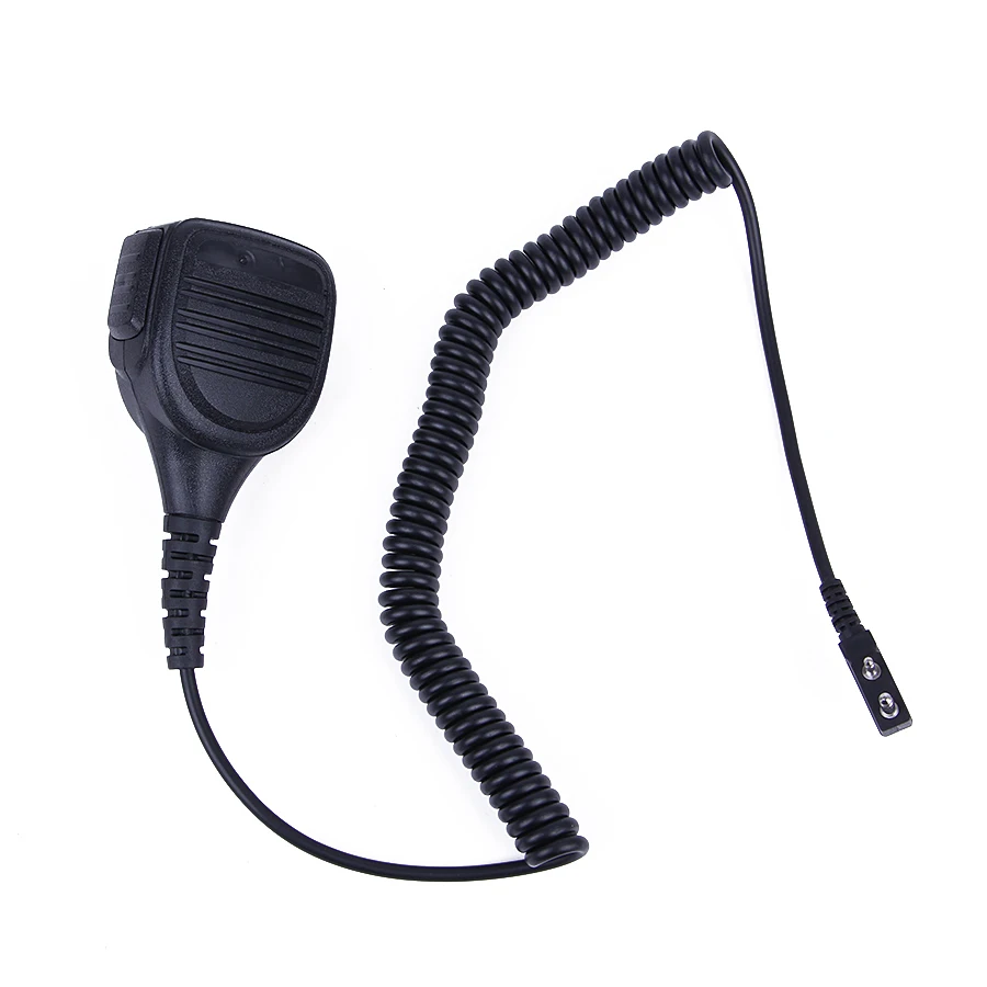 Baofeng 2 Pin PTT Rainproof Shoulder Speaker Mic for 2 Way Radio Walkie Talkie Baofeng UV-5R BF-888S Kenwood TYT Radioddity