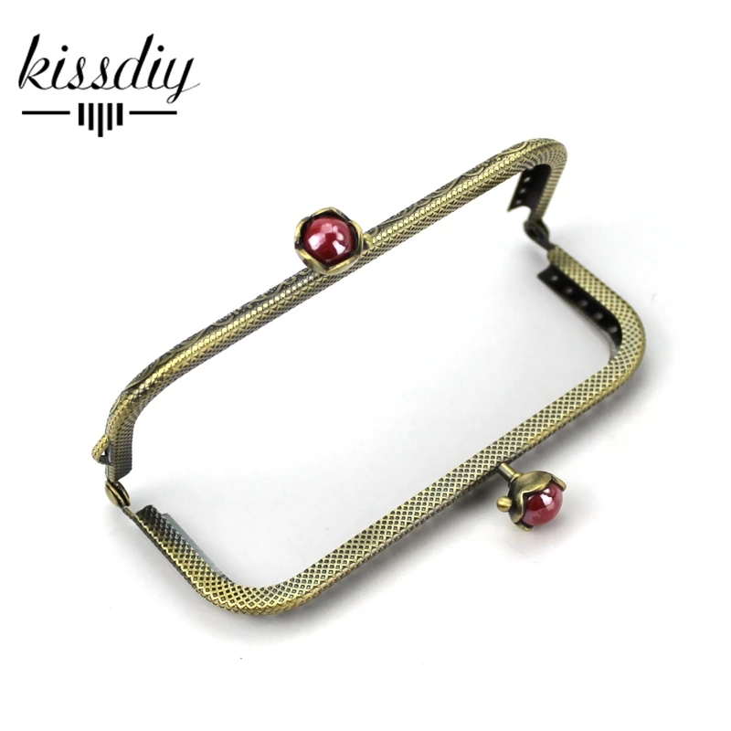 KISSDIY 10 шт. 5 см красочная фотометаллическая рамка для кошелька квадратная