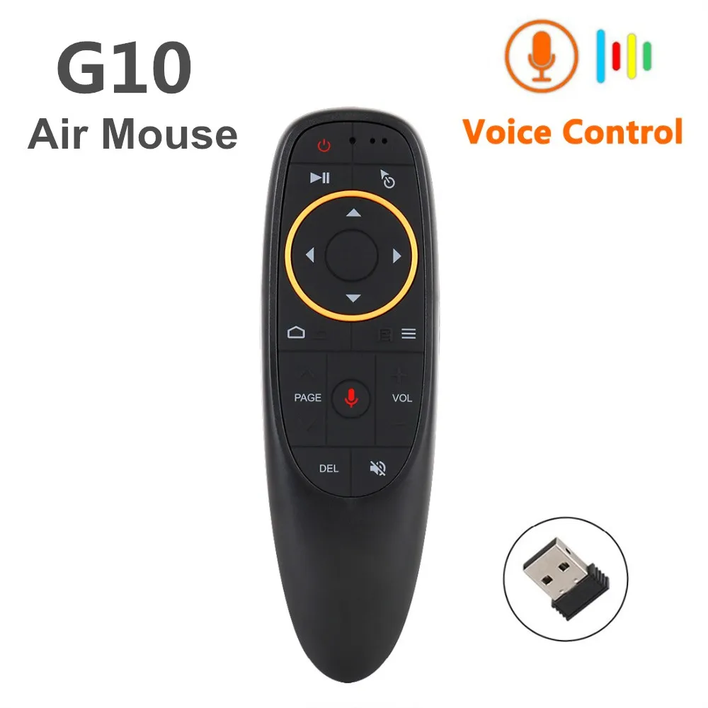 Новый G10S 2 4 GHz Голосовая воздушная мышь беспроводной Гугл микрофон дистанционное